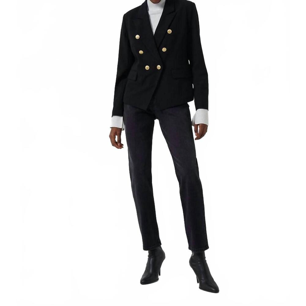 NEW FRENCH CONNECTION buntie whisper ruth suit jacket in black - Picture 3 of 5